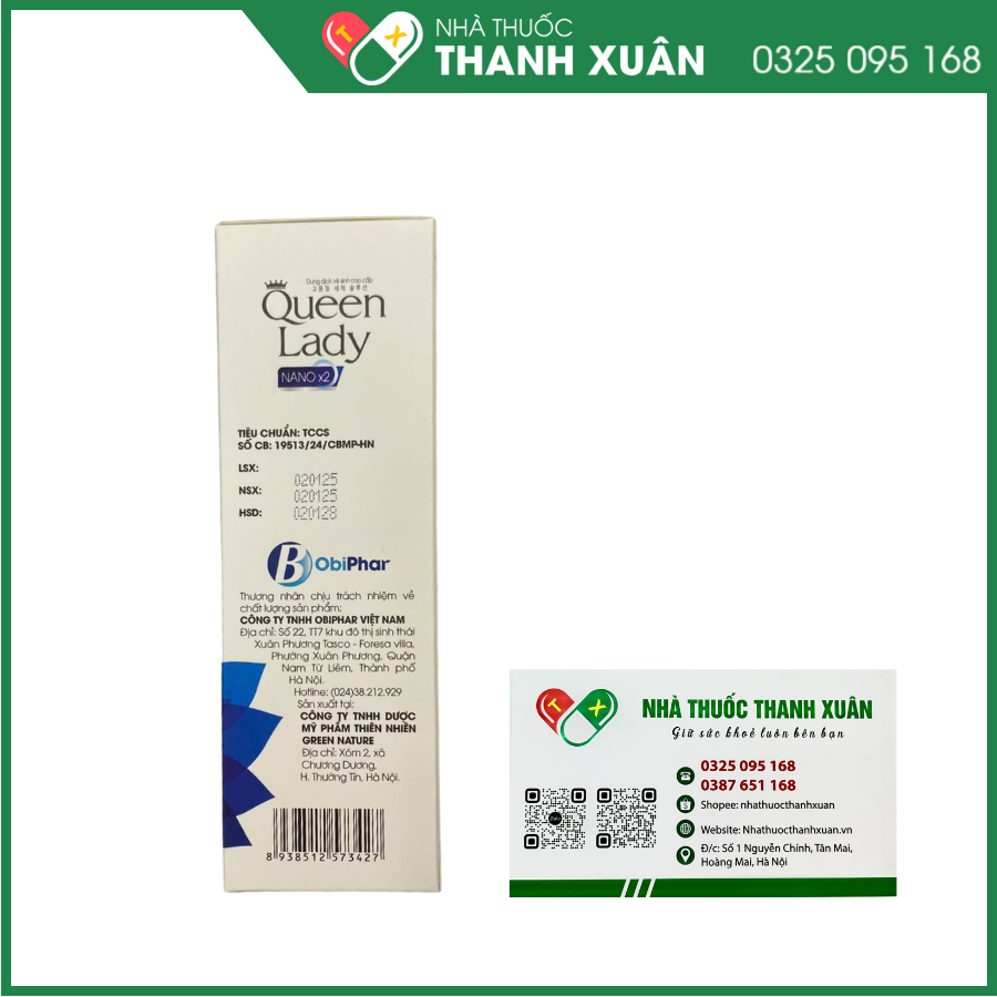 Dung dịch vệ sinh cao cấp tạo bọt Queen Lady